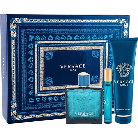 versace cologne eros set|versace eros 100ml gift set.